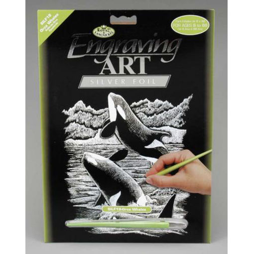 Picture of SILF DOLPHINS PAINTING